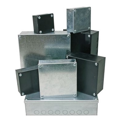 Adaptable Box 12” x 12” x 4” with Knockouts (Galvanised)
