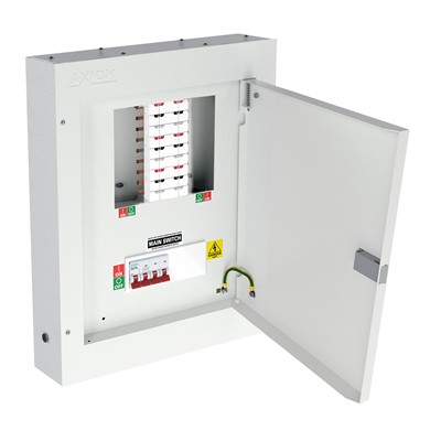 Three Phase Distribution Board - 6 way  with 4P 125A isolator 