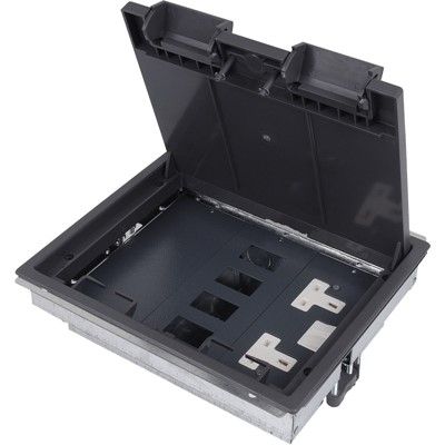 Floor Box Compartment 1 SWD Socket + 1- 4 Data + 1 Blank