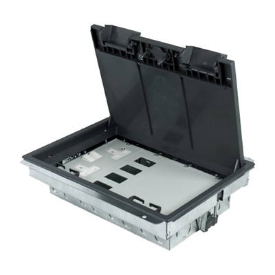 Floor Box Compartment 1 SWD Socket + 1- 4 Data + 2 Blank