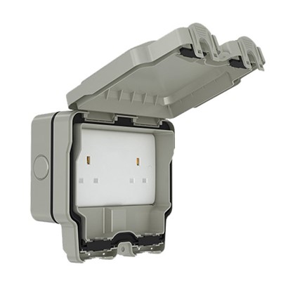 13A 2G UNSWITCHED SOCKET IP66